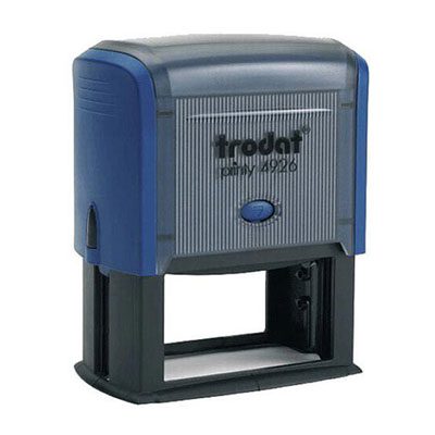 مهر اتوماتیک ژلاتینی ترودات 38*75 میلی متر