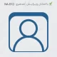 طرح مهر آیکون شخصی با کادر مربع کوچک