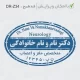 طراحی مهر بیضی بزرگ دکتر مغز و اعصاب، با جزئیات دقیق و طراحی حرفه‌ای، ایده‌آل برای استفاده در کلینیک‌های مغز و اعصاب