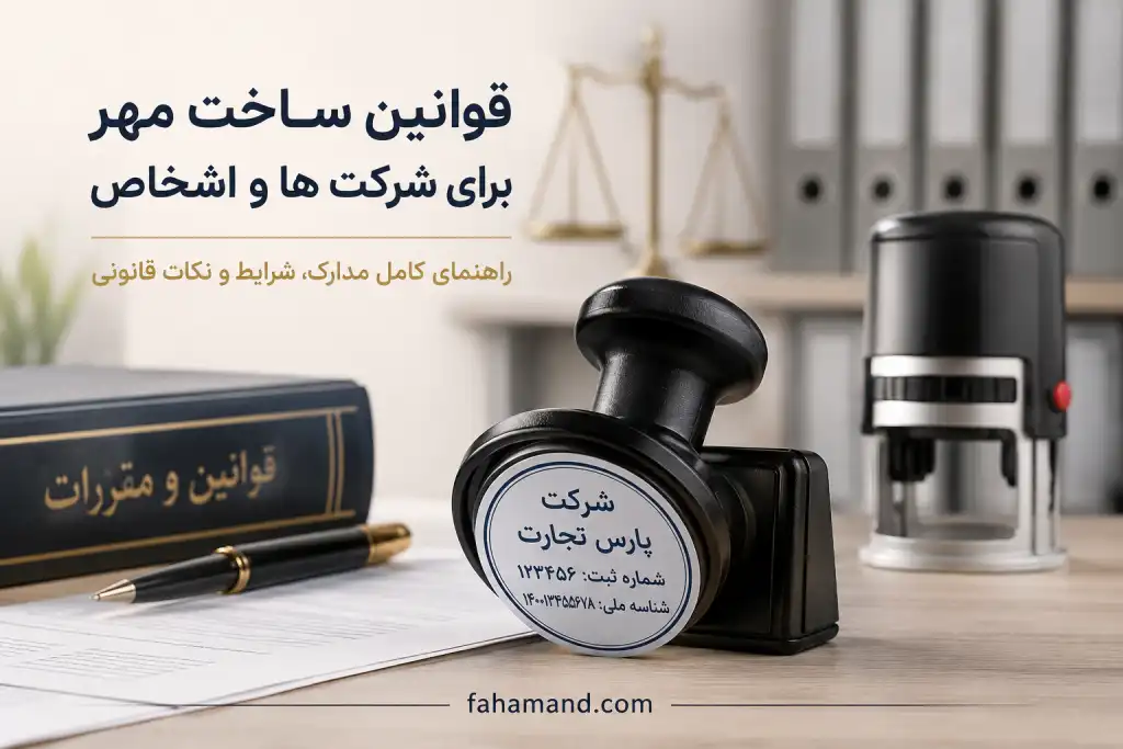 قوانین ساخت مهر برای شرکت ها و اشخاص