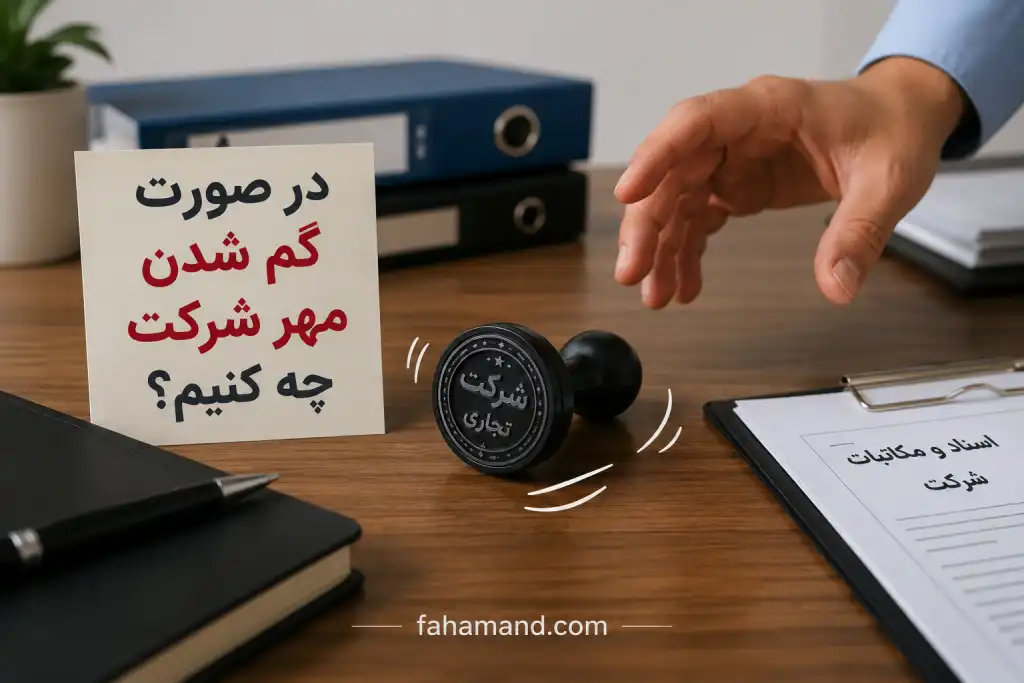در صورت گم شدن مهر شرکت چه کنیم؟