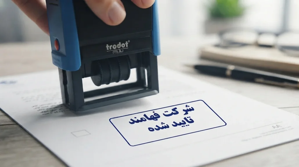 استفاده از مهر اتوماتیک برای اسناد اداری